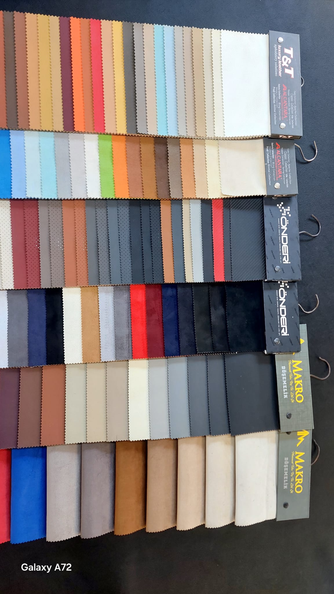 Premium Material Selection Swatches